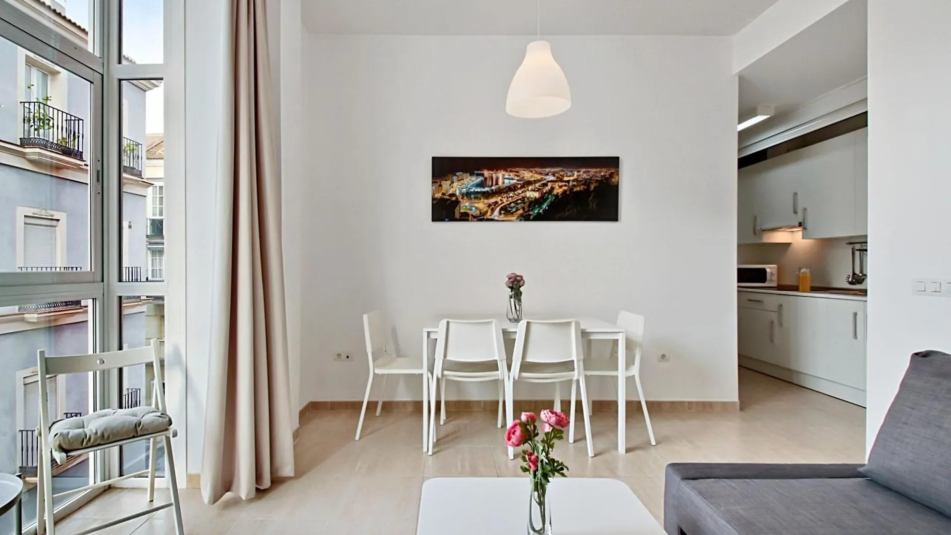 Apartamento Terraza Privada 2D Malaga Centro Spain