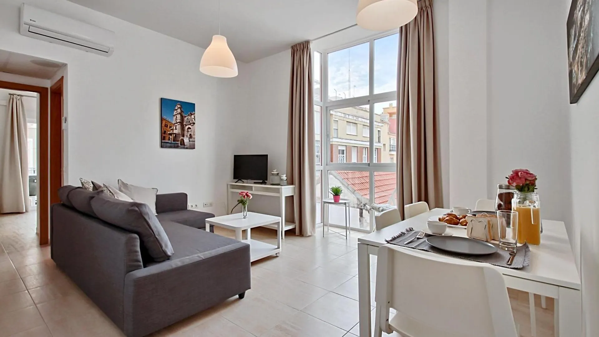 Apartamento Terraza Privada 2D Malaga Centro 0*,